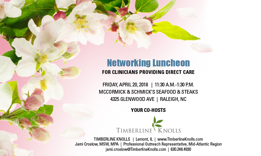 April 2018 Raleigh Networking Lunch